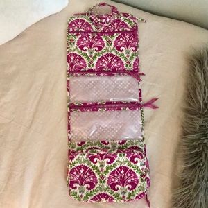 Vera Bradley portable, hanging jewelry holder